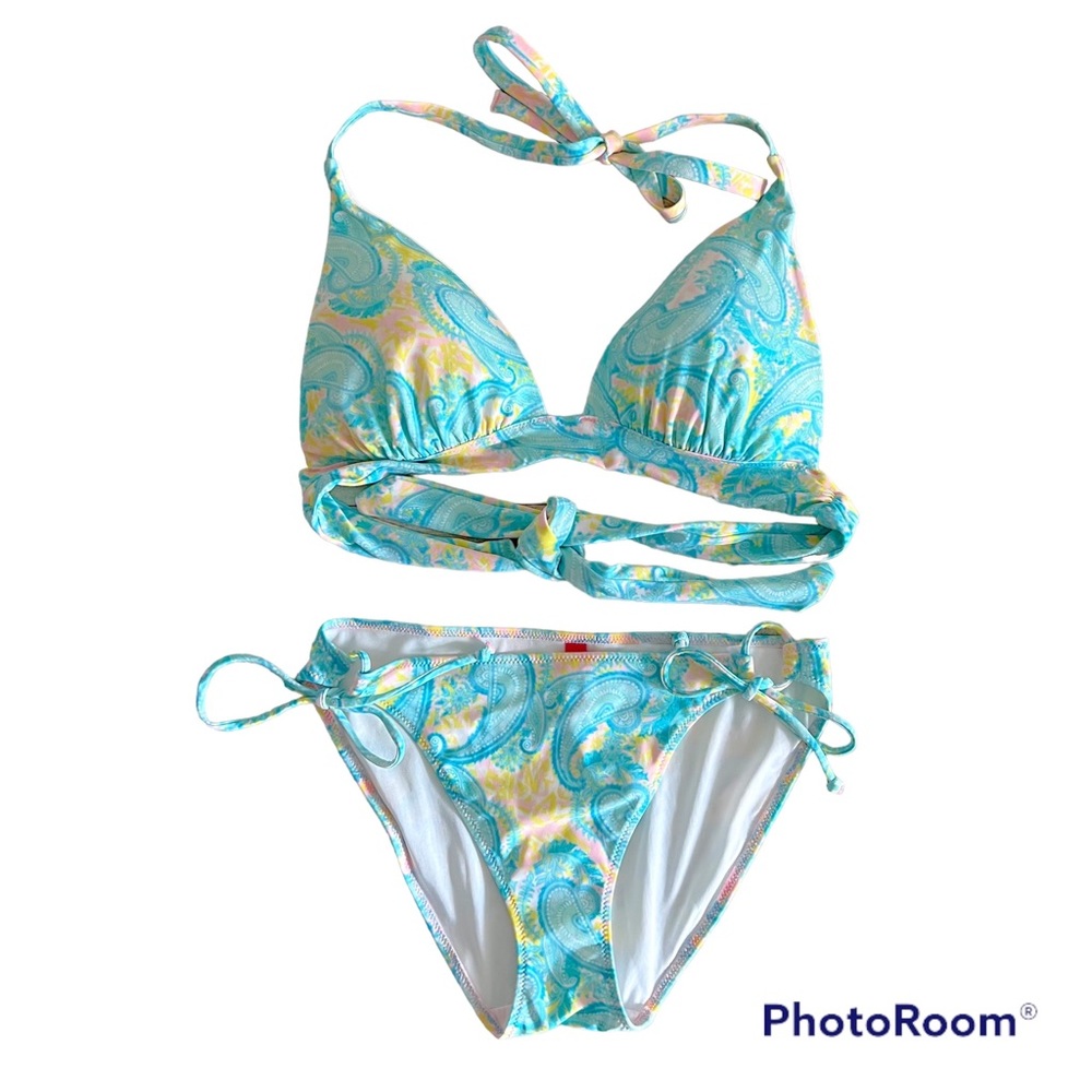 Victoria’s Secret Padded Paisley Bikini Size Large/Medium